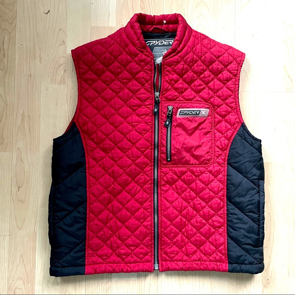 Spyder Vest Mens Red/Black Size M